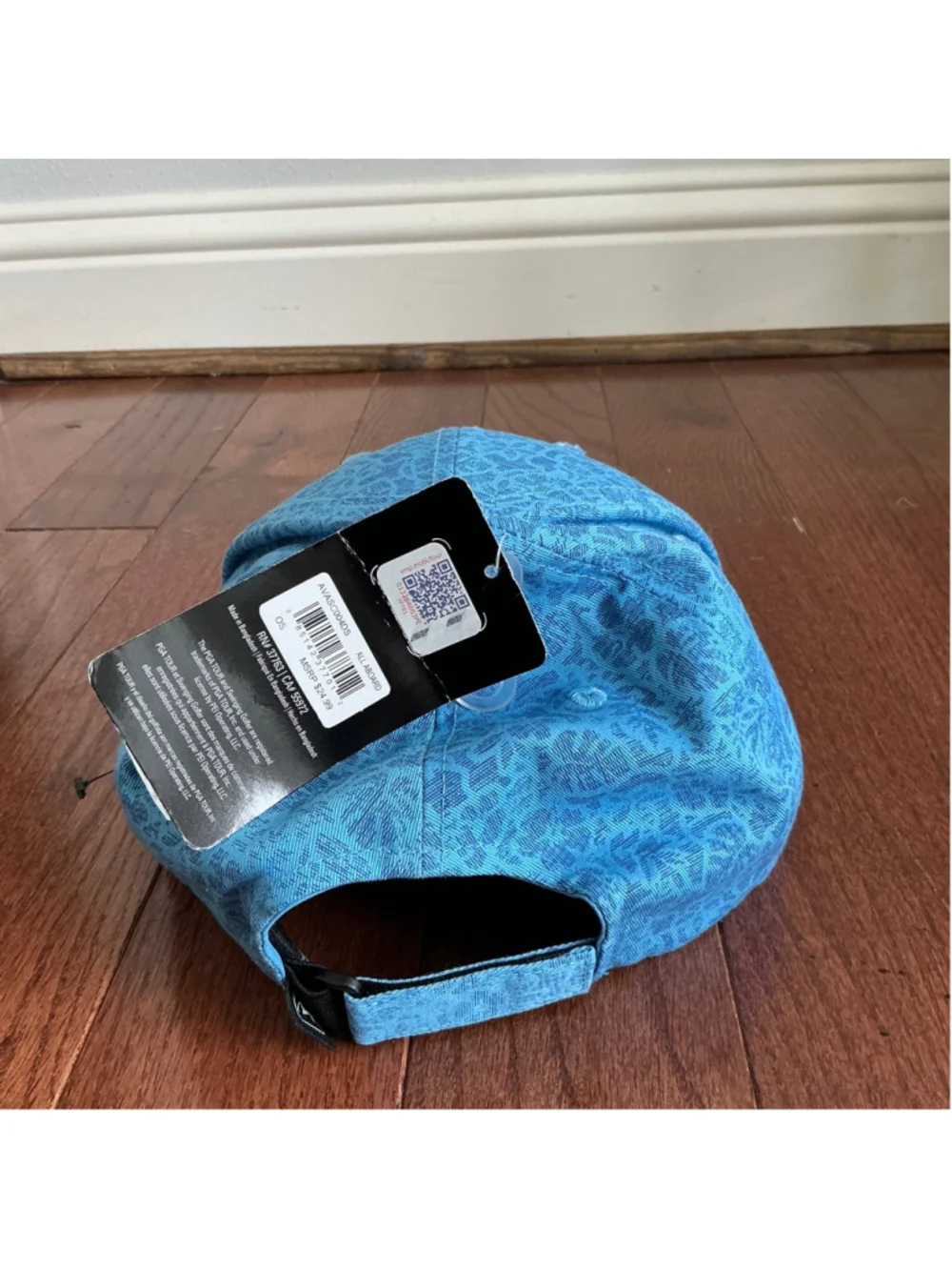 Men's PGA TOUR Pro series Blue Navy Patterned Baseball Cap One Size